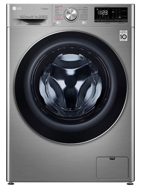 Lavasecadora LG electrónica carga frontal WD12VVC4S6S