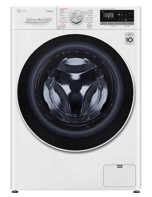 Lavadora Lg 12 kg automática carga frontal WM12WVC4S6