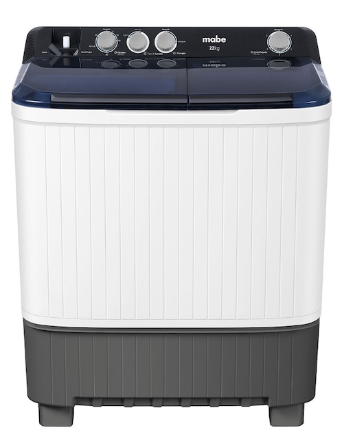 Lavadora Mabe 22 kg semiautomática carga superior lmdx2224hbab0