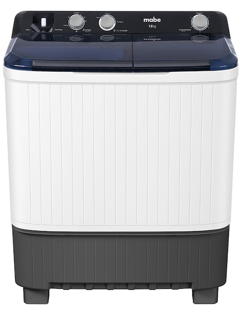 Lavadora Mabe 2 tinas 13 kg semiautomática carga superior lmdx3123hbab0