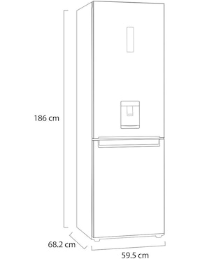 Refrigerador LG inverter y no frost GB37SPP.APZFMXM