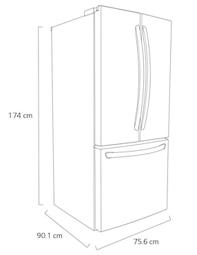 Refrigerador LG GF22BGSK