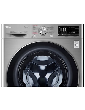 Lavasecadora LG electrónica carga frontal WD12VVC4S6S