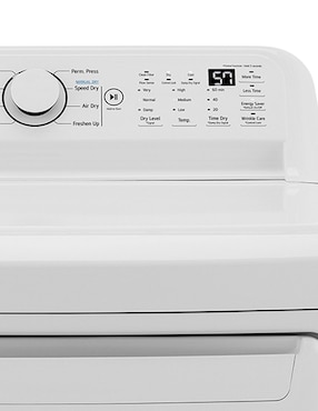 Secadora de gas lp con 8 ciclos DT25WTGK