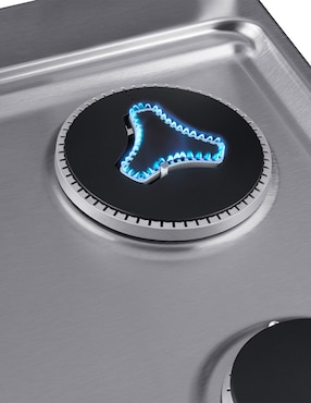 Estufa de piso a Gas LP Mabe 76 cm EMH7613DTSS0 de 6 quemadores