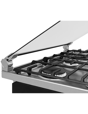 Estufa de piso a Gas LP Mabe 76 cm EMH7613DTSS0 de 6 quemadores