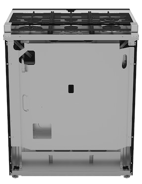 Estufa de piso a Gas LP Mabe 76 cm EMH7613DTSS0 de 6 quemadores