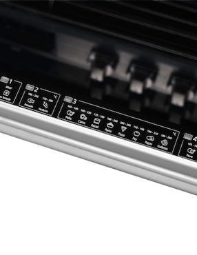 Estufa de piso a Gas natural/lp Mabe 76.6 cm EM7646BSIS2 de 6 quemadores