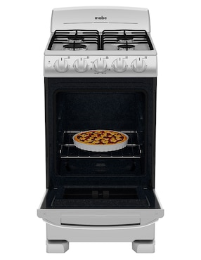 Estufa de piso a Gas natural/lp Mabe 50 cm EM5041BAIS1 de 4 quemadores