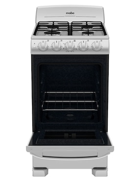 Estufa de piso a Gas natural/lp Mabe 50 cm EM5041BAIS1 de 4 quemadores
