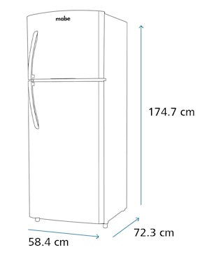 Refrigerador Mabe RMA300FXMRQ0