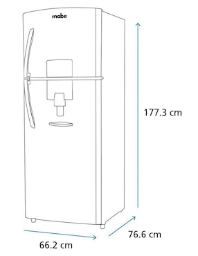 Refrigerador Mabe multi air flow / air system RME360FGMRM0