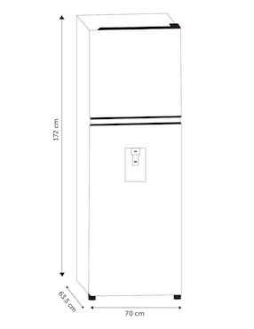 Refrigerador Hisense 14 pies cúbicos no frost RT14N6CDX