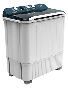 Lavadora Hisense semiautomática carga superior wsa1301p