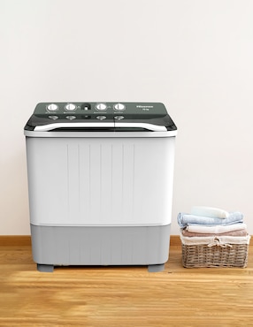 Lavadora Hisense semiautomática carga superior wsa1603p