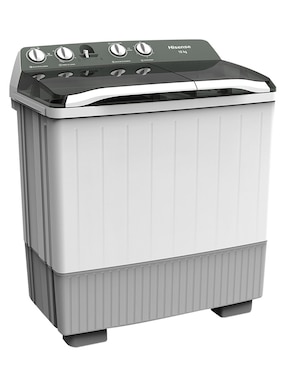 Lavadora Hisense semiautomática carga superior wsa1803p