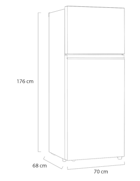 Refrigerador LG 14 pies cúbicos inverter y no frost VT40BJB
