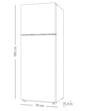 Refrigerador Samsung inverter y no frost RT53DG6128S9EM