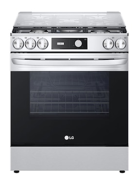 Estufa A Gas LP LG De 75.88 Cm LRGL5841S De 5 Quemadores