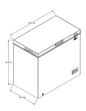 Congelador Whirlpool WCF2107Q horizontal 7 pies cúbicos