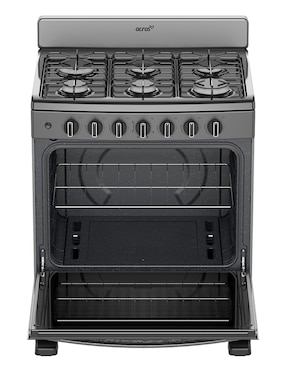 Estufa de piso a Gas natural/lp Acros 76.2 cm AFR2110G de 6 quemadores