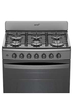 Estufa de piso a Gas natural/lp Acros 76.2 cm AFR2110G de 6 quemadores