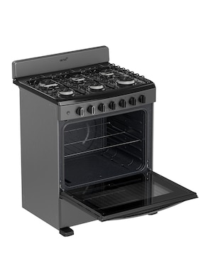 Estufa de piso a Gas natural/lp Acros 76.2 cm AFR2110G de 6 quemadores