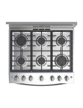 Estufa de piso a Gas natural/lp Whirlpool 76 cm WFR3400D de 6 quemadores