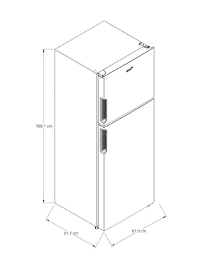Refrigerador Acros multi air flow / air system AT1130F