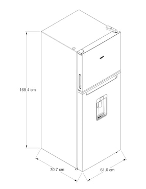 Refrigerador Whirlpool no frost WT1333K