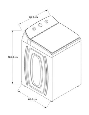 Lavadora Whirlpool 18 kg semiautomática carga superior 8MWTW1823WJM