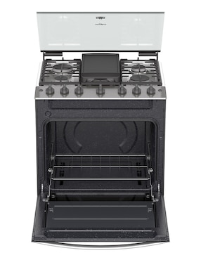 Estufa de piso a Gas natural/lp Whirlpool 76 cm WFR5200D de 6 quemadores