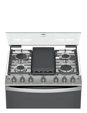 Estufa de piso a Gas natural/lp Whirlpool 76 cm WFR5200D de 6 quemadores