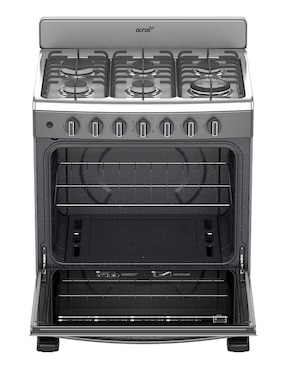 Estufa de piso a Gas natural/lp Acros 76.2 cm AFR4132G de 6 quemadores
