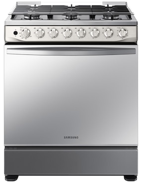 Estufa de piso a Gas natural/lp Samsung De Piso 76.7 cm NX52T5412MS/AX de 6 quemadores