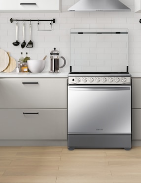 Estufa de piso a Gas natural/lp Samsung De Piso 76.7 cm NX52T5412MS/AX de 6 quemadores