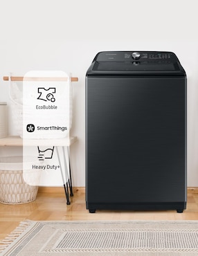 Lavadora Samsung 28 kg automática carga superior wa28b8375gv/ax