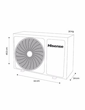 Aire acondicionado Inverter Frío 12000 BTU AT122CK 220 V