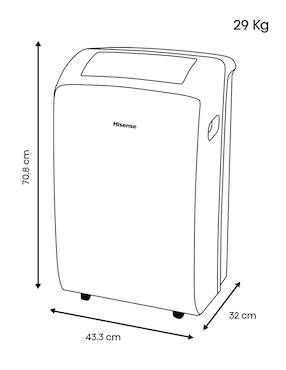 Aire acondicionado Frío 12000 BTU AP12CWN2 100 V