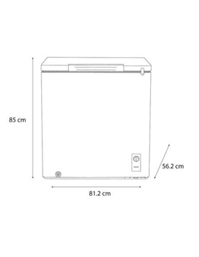 Congelador Midea MDRC280FZM30 horizontal 7 pies cúbicos