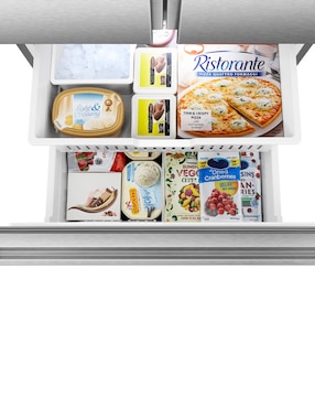 Refrigerador Hisense 22 pies cúbicos inverter y no frost y fábrica de hielo RF22N6FCX