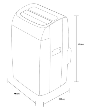 Aire acondicionado Frío y calor 14000 BTU LP1425WH 115 V