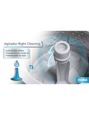 Lavadora Mabe 18 kg automática carga superior lma78112cbab0