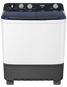 Lavadora Mabe 2 tinas 13 kg semiautomática carga superior lmdx3123hbab0
