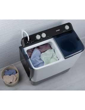Lavadora Mabe 2 tinas 13 kg semiautomática carga superior lmdx3123hbab0