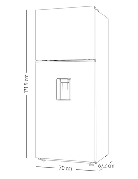 Refrigerador Samsung 14 pies cúbicos inverter y no frost y fábrica de hielo RT38DG6224S9EM