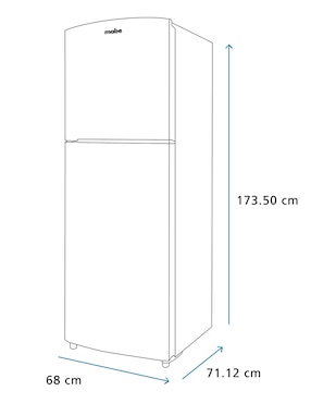 Refrigerador refrigerador Mabe 14 pies cúbicos no frost RME360PVMRM0