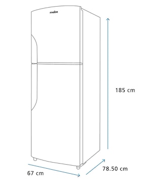 Refrigerador Mabe 15 pies cúbico inverter y no frost RMS400IVMRM0