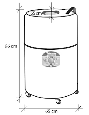 Lavadora Koblenz 23 kg manual carga superior LRK-2311