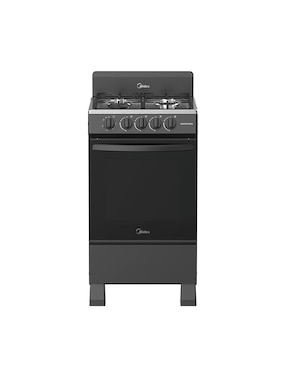 Estufa a gas LP Midea 49.3 cm MGS20FS1BIABB de 4 quemadores